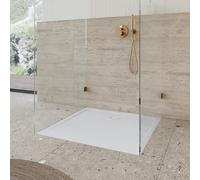 Kaldewei Cayonoplan douche match0 361847982711 100x100x1.8cm, avec support, Secure Plus, blanc alpin mat
