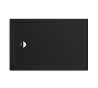 Kaldewei Cayonoplan douche match0 363147940701 80x150x2,5cm, avec support, antidérapant complet, noir