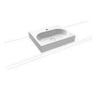 Kaldewei Lavabo à poser Centro 3057 60x50x12 cm 1 trou Blanc effet perlé