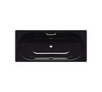 Kaldewei Classic duo Badewanne 290510223701 170x70cm, Griffloch, Perl-Effekt, Rutschhemmend, schwarz