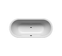 Kaldewei Classic duo bain ovale 291434010199 170x75cm, anti-dérapant complet, manhattan