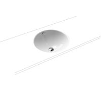 Kaldewei Classic lavabo 42x42 cm ronde sous plan blanc 910006003001