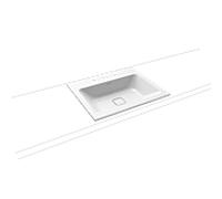 Kaldewei Lavabo à encastrer Cono 3080 901606033001 60x50x1,4 cm blanc effet perlant 3 trous taraudés