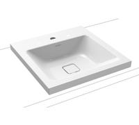 Kaldewei Cono lavabo 50x50 cm carrée à poser blanc 908306013001