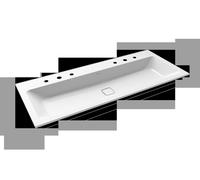 Kaldewei Cono lavabo Ã encastrer 3082, 1200x500x14 mm, ExÃ©cution: avec 2x 3 taraudages - 901806053001