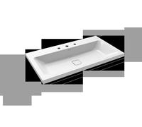 Kaldewei Cono Lavabo Ã poser Cono 3084 900x500x40 mm, ExÃ©cution: avec 3 trous taraudÃ©s - 902006033001