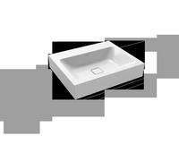 Kaldewei Cono Lavabo Ã poser Cono 3085 600x500x120 mm, ExÃ©cution: Sans trou de coulÃ©e - 902106003001