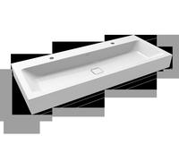 Kaldewei CONO lavabo mural 3091 1200x500x120 mm, 902706043001, Exécution: avec 2x trou taraudé 1 place