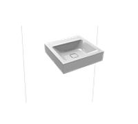 Kaldewei Cono vasque murale 908606003199 50x50cm, sans trop-plein, sans trou pour robinetterie, effet perlant manhattan