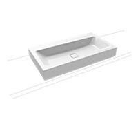 Kaldewei Vasque à poser Cono 3086 90x50x12 cm blanc effet perlant, sans trou pour robinetterie