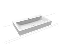 Kaldewei Cono poser sur meuble 902206013001 3086, 90x50x12cm, effet perlant blanc, 1 trou pour robinet