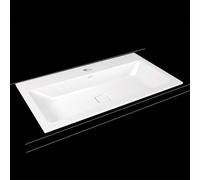 Kaldewei Cono lavabo Cono encastrer 901706013001 3081, 90x50x1,4cm, effet perlant blanc, 1 trou pour le robinet