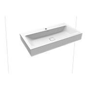 Kaldewei Cono vasque murale 902606013711 3090, 90x50x12cm, effet perlant blanc alpin mat, sans trop-plein, trou de robinetterie 2000