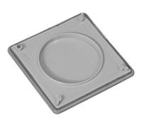 Couvercle de vidange KALDEWEI KA120, pour CONOFLAT, émaillé, 687772572663, Couleur: Gris froid 30 avec Secure Plus