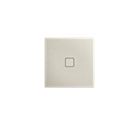 Kaldewei Conoflat zone de douche 466030023728 120x120cm, effet perlant antidérapant, crème coquillage mat