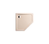 Kaldewei Cornezza douche 459148043030 90x90x6,5cm, avec support, effet perlant, beige bahama