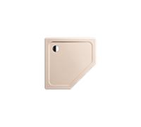 Kaldewei Cornezza douche match0 459130003030 90x90x6.5cm, effet perlant antidérapant, beige bahama