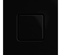 Kaldewei couvercle de vidange 687772570701 carré, pour Conoflat , noir