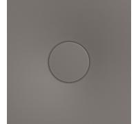 Couvercle de vidange Kaldewei KA90, émaillé, 687772592672, Couleur: Gris chaud 70 avec Secure Plus