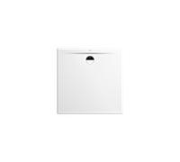 Kaldewei de douche SUPERPLAN ZERO 1546 354647981001 avec support de receveur extra-plat 110 x 110 cm avec Invisible Grip, brillant, blanc alpin