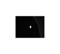Kaldewei Scona Kaldewei douche 496600013701 75x120cm, effet perlant, noir