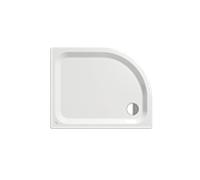Kaldewei douche Zirkon 455535000001 90x75x3.5cm, avec support, antidérapant, blanc