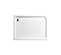 Kaldewei Duschplan xxl Duschplan douche 432735003001 100x140x6.5cm, avec support, effet perlant antidérapant, blanc