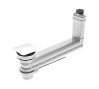 Kaldewei et trop-plein Clou 3901 905400000001, carré, couvercle émaillé blanc