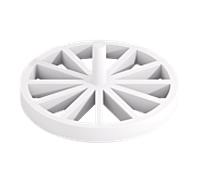 Kaldewei filtre à cheveux 3912, 910400000001 pour robinet de vidange permanent de lavabo, blanc