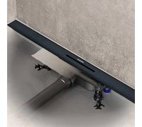 KALDEWEI FLOW Caniveau de douche, set complet, pour une installation à plat DN 40, 940200010676+687744810000,