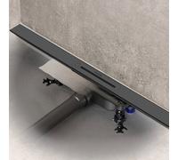 KALDEWEI FLOW Caniveau de douche, set complet, pour une installation standard DN 50, 940000010932+687744800000,