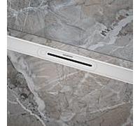 Kaldewei FLOWLINE ZERO 2400, Caniveaux de douche, longueur 90cm, 940000010711, Couleur: Blanc alpin Mat