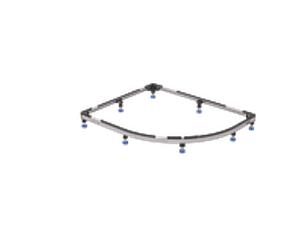 Kaldewei foot- Rahmen FR5300 Flex à 100 x 100 cm, pour Zirkon , réglable, pour receveur de douche