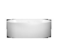 Kaldewei MeisterstÃŒck Centro Duo Oval, baignoire sur pieds 1128, 180x80x47 cm, blanc alpin, ExÃ©cution: Kit de vidange et de trop-plein avec fonction de remplissage intÃ©grÃ©e 4041 - 200240413001