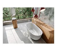 KALDEWEI MEISTERSTÜCK OYO DUO Mod. 1050-4034, Baignoire en pose libre, 1630x770mm, avec trop-plein, 205043530001, Couleur: blanc alpin
