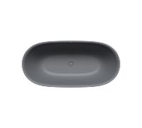 Kaldewei Meisterstück OYO DUO baignoire en îlot 1050-4035 205043540665 163 x 77 cm, sans trop-plein, gris froid 70