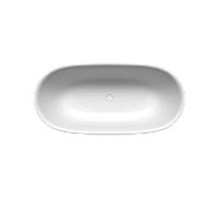 Kaldewei Meisterstück OYO DUO baignoire en îlot 1050-4035 205043570001 163 x 77 cm, sans trop-plein, blanc alpin