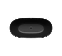 Kaldewei MEISTERSTÜCK OYO DUO Mod. 1051-4035, Baignoire en pose libre, 1730x820mm, sans trop-plein, 205143540667, Couleur: Gris froid 90