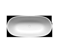KALDEWEI MEISTERSTÜCK OYO DUO Mod. 1051-4034, Baignoire en pose libre, 1730x820mm, avec trop-plein, 205143531001, Couleur: Blanc alpin avec Invisible Grip