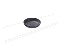 Kaldewei Miena cuvette de lavabo, 3180, autour de, sans trop-plein, diamÃštre 450mm, 909306000, Coloris: Gris froid 70 avec effet perlÃÂ© - 909306003665
