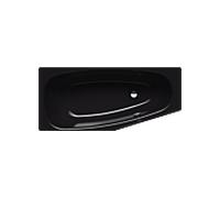 Kaldewei Mini baignoire droite 224634010701 157x75 / 50cm, anti-dérapant complet, noir