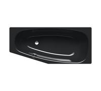 Baignoire Gain de Place Kaldewei Mini Star 1570x700x420mm rétrécie à gauche 836 Noir