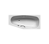 Kaldewei Mini star bath left 225330000199 157x70 / 47.5cm, antidérapant, manhattan