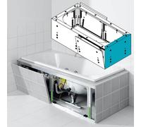 KALDEWEI MULTIVERSO Système d'habillage pour baignoires balnéo rectangulaires, élément latéral, 550000260000,