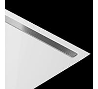Kaldewei Nexsys, panneau de design, pour receveur de douche de 90 cm, 68777124, Coloris: acier inoxydable brossÃ© - 687771240969