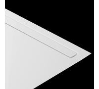 Kaldewei NEXSYS, habillage design, pour surface de douche avec une longueur de 75cm, 687771260001, Couleur: blanc alpin en poudre blanc alpin