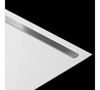 Kaldewei Nexsys, habillage design, pour surface de douche avec une longueur de 75cm, 68777126, Coloris: acier inoxydable brossÃ© - 687771260969