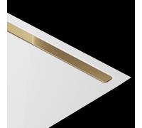 Kaldewei NEXSYS, panneau de design, pour surface de douche avec longueur 120cm, 687771280957, Couleur: or brillant