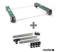 KALDEWEI Pieds de baignoire spécifiques 5038 avec rails de baignoire MEPA, 3 éléments, 583370000000+190031, 5038