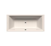 Kaldewei Puro bain duo 266500010231 190x90cm, trop-plein au milieu, pergamon